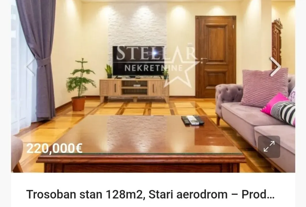 Sale, three bedroom apartment, 128m², Stari Aerodrom, Podgorica
