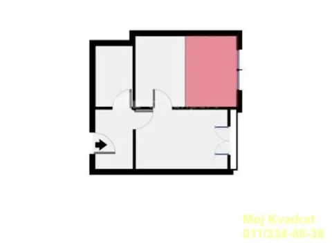 Prodaja, jednosoban stan, 33m², Savski Venac, Beograd - image 11