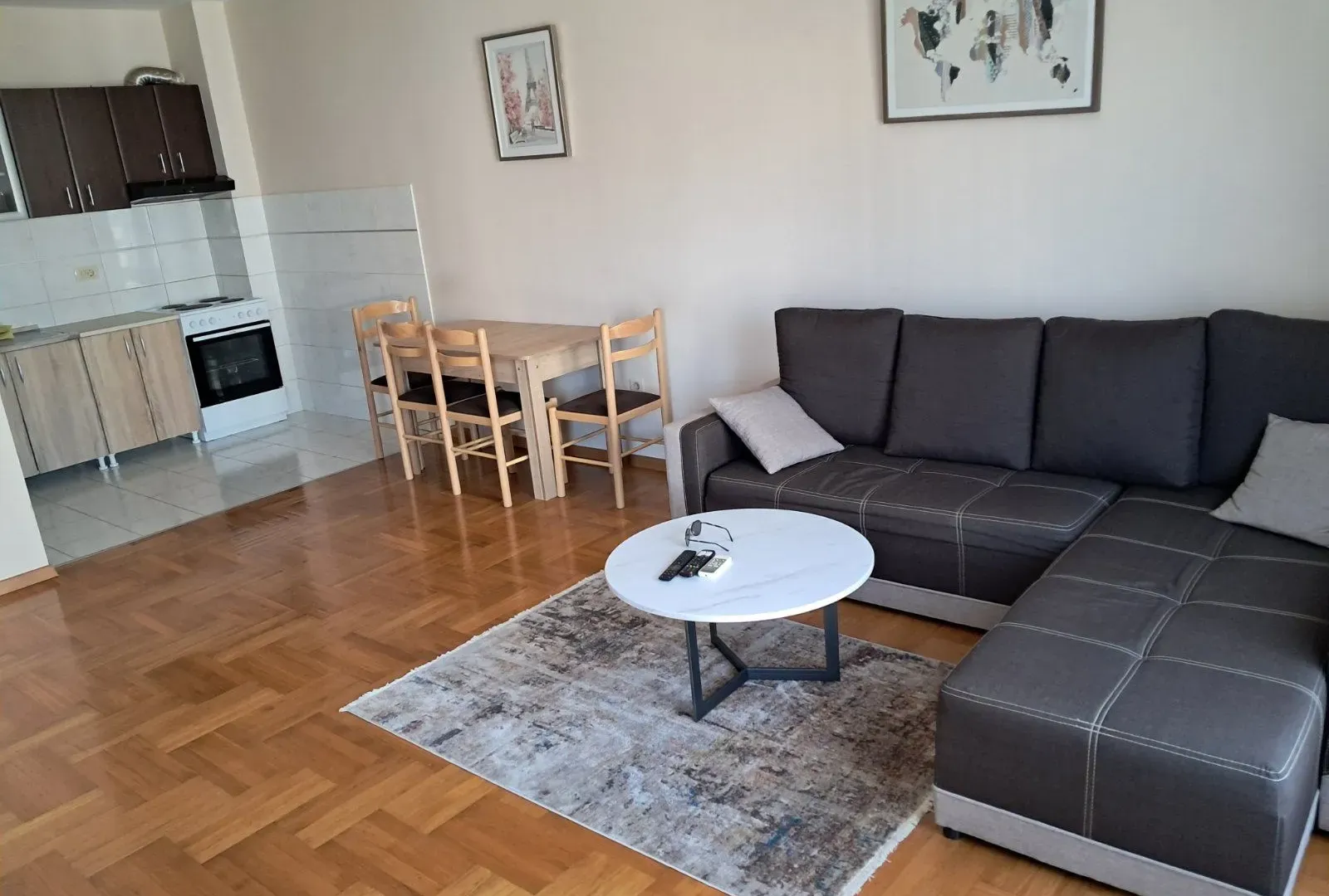 Rent, one bedroom apartment, 52m², Pobrežje, Podgorica