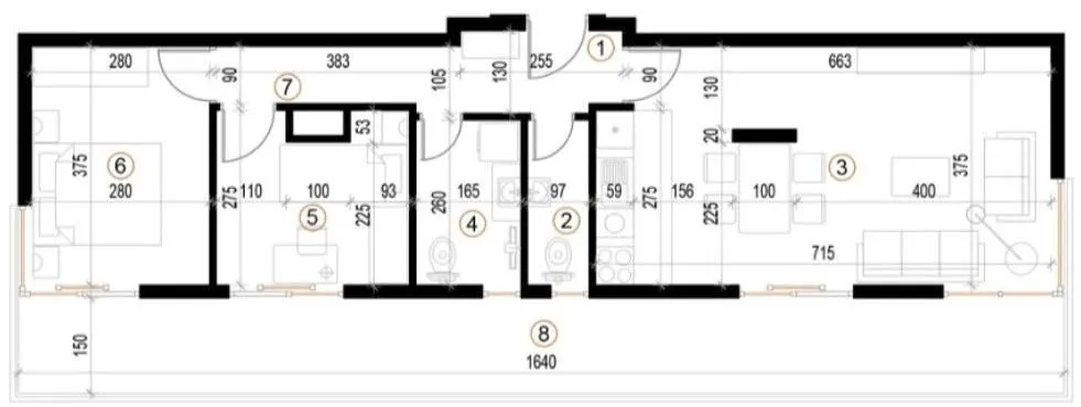 Sale, three bedroom apartment, 81m², Voždovac Sve Podlokacije, Beograd