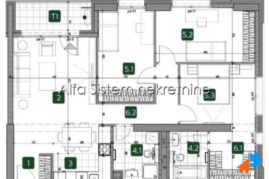 Izdavanje, stan, 96m², Voždovac Sve Podlokacije, Beograd