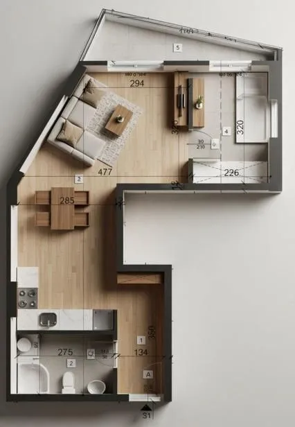 Prodaja, jednosoban stan, 46m², Uciteljsko Naselje, Zvezdara Sve Podlokacije