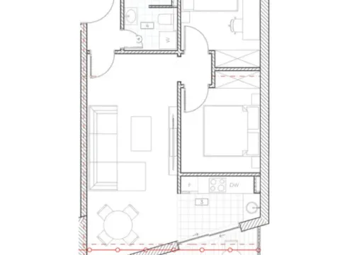 Prodaja, dvosoban stan, 56m², Budva, Crna Gora - image 2
