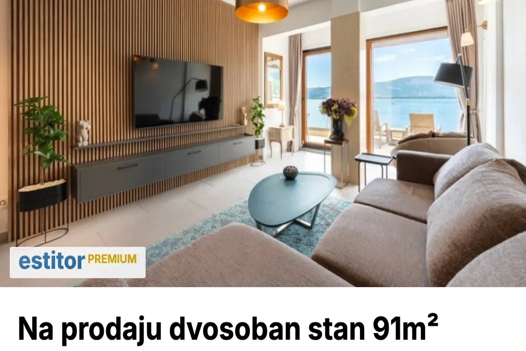 Prodaja, dvosoban stan, 91m², Opatovo, Tivat
