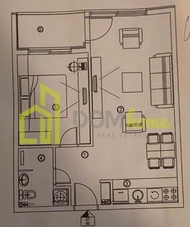 Prodaja, jednosoban stan, 46m², Donja Gorica, Podgorica