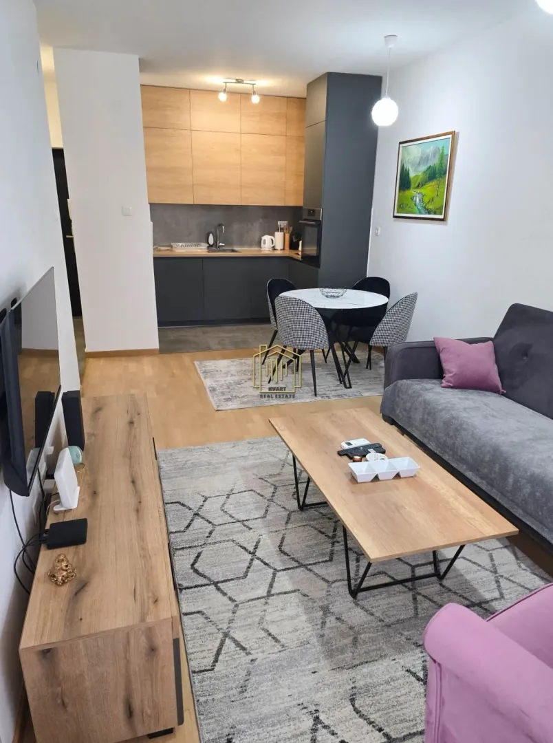Rent, one bedroom apartment, 42m², Pobrežje, Podgorica