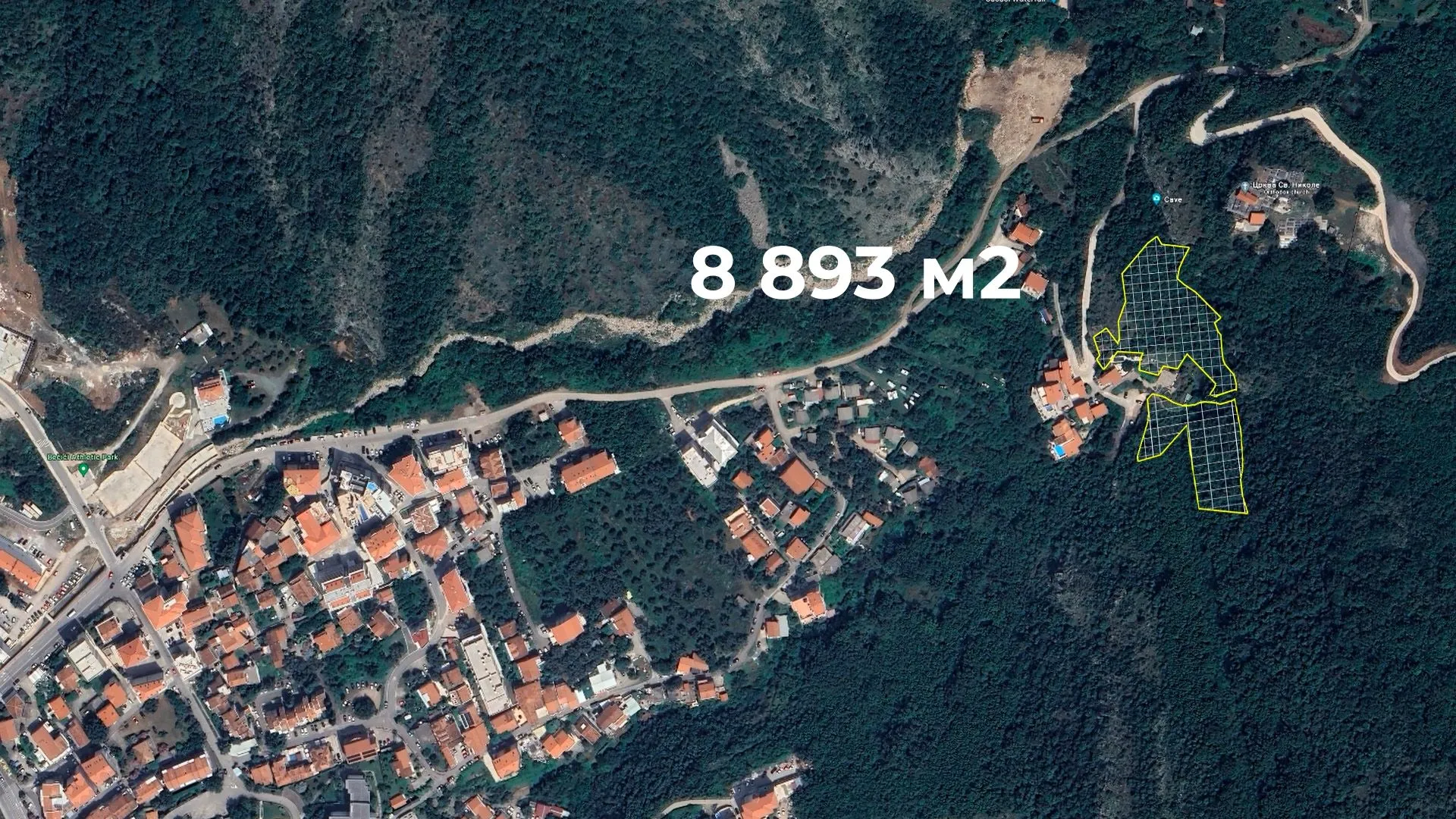 Prodaja, plac, 8893m², Budva, Crna Gora