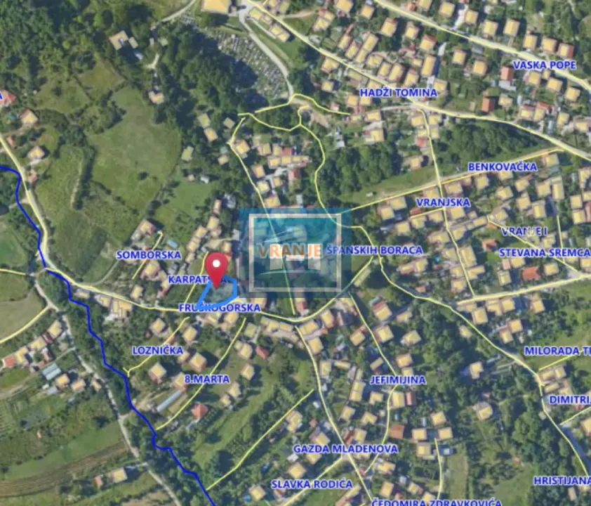 Sale, land lot, 710m², Sobina, Vranje