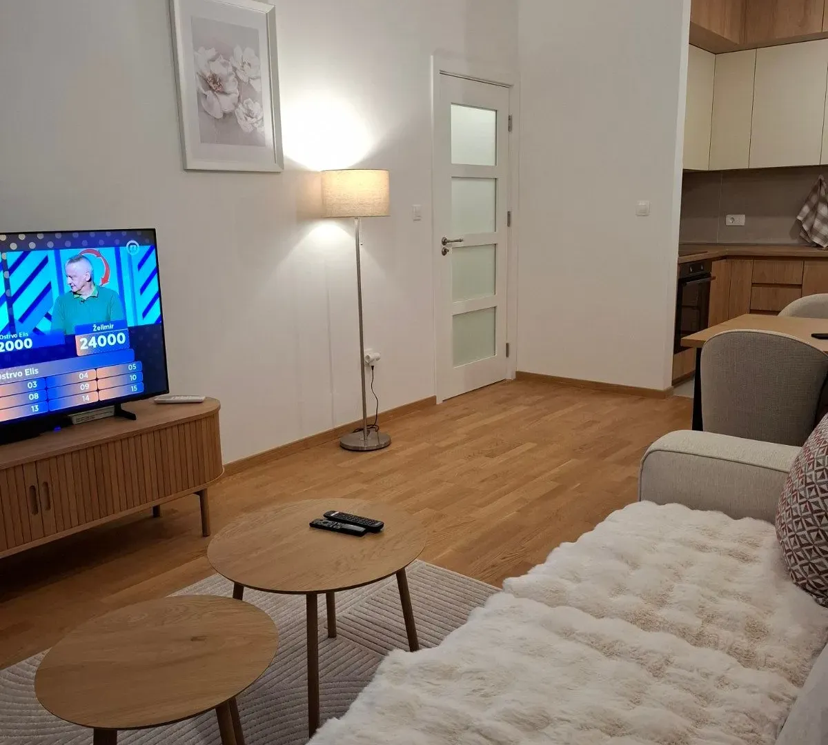 Rent, one bedroom apartment, 47m², Pobrežje, Podgorica