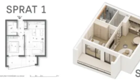 Prodaja, jednosoban stan, 54m², Muo, Kotor - image 7