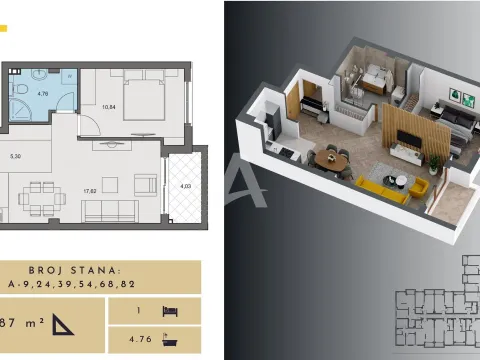 Prodaja, dvosoban stan, 67m², Budva, Crna Gora - image 15