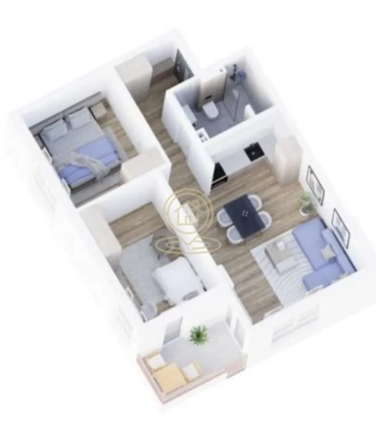 Prodaja, dvosoban stan, 56m², Pantelej, Niš