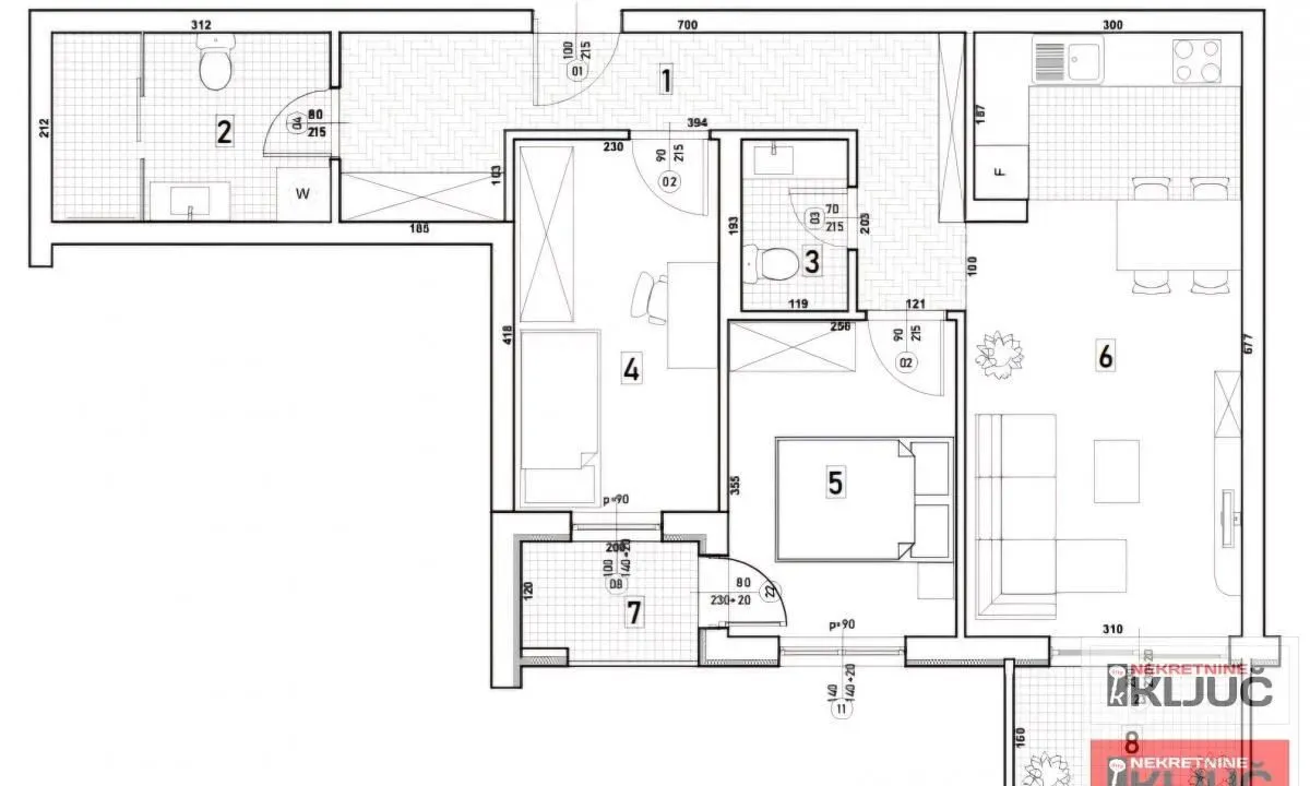 Prodaja, trosoban stan, 67m², Bulevar patrijarha Pavla, Novi Sad Sve Podlokacije