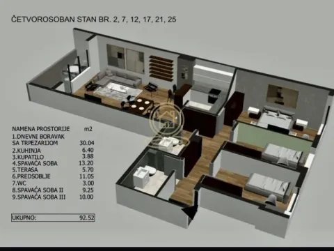 Prodaja, četvorosoban stan, 92m², Medijana, Niš - image 2