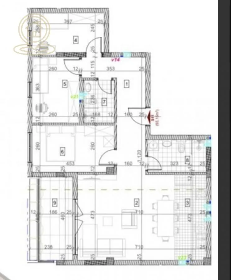 Sale, four bedroom apartment, 93m², Sremska Kamenica, Petrovaradin