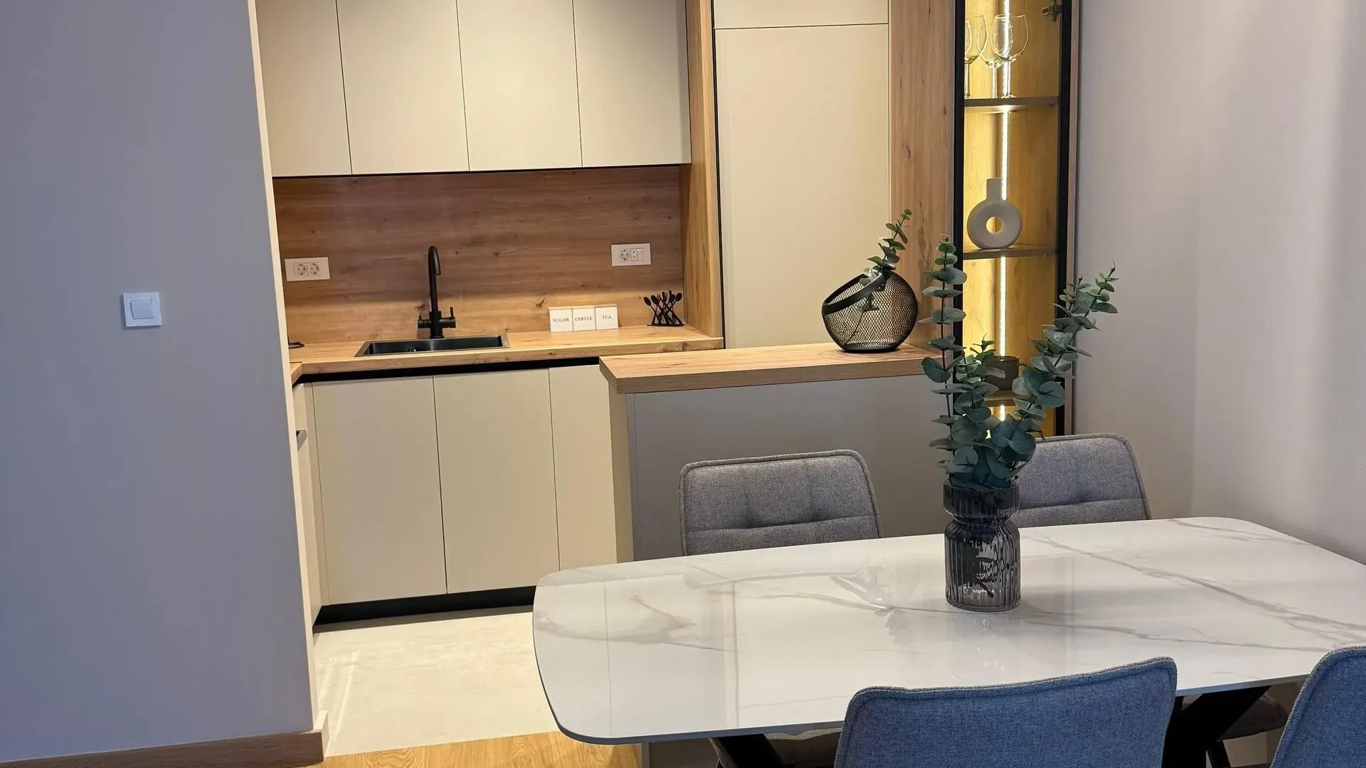 Rent, one bedroom apartment, 46m², City Kvart, Podgorica