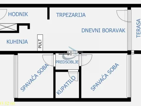 Sale, three bedroom apartment, 62m², Zemun Sve Podlokacije, Beograd - image 6