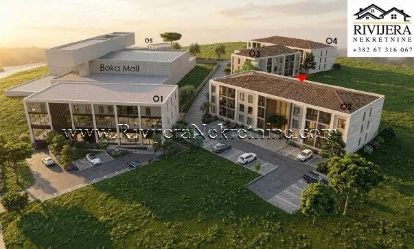 Prodaja, jednosoban stan, 49m², Radanovići, Kotor