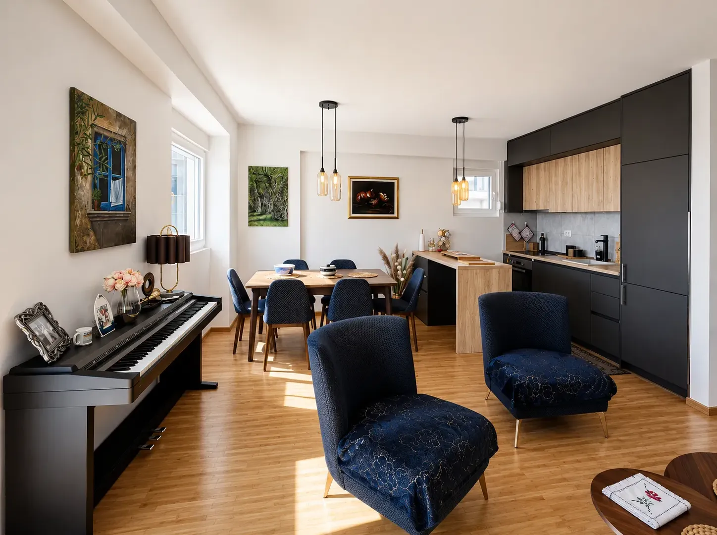 Rent, two bedroom apartment, 74m², Šušanj, Bar