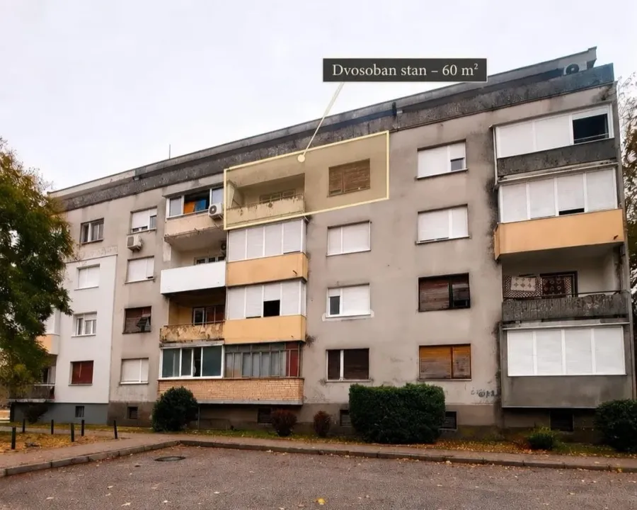 Sale, two bedroom apartment, 60m², Centar, Nikšić