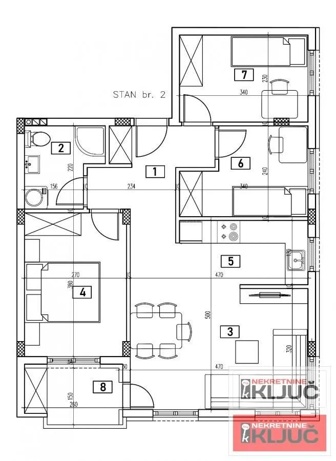 Prodaja, trosoban stan, 62m², Adice, Novi Sad Sve Podlokacije