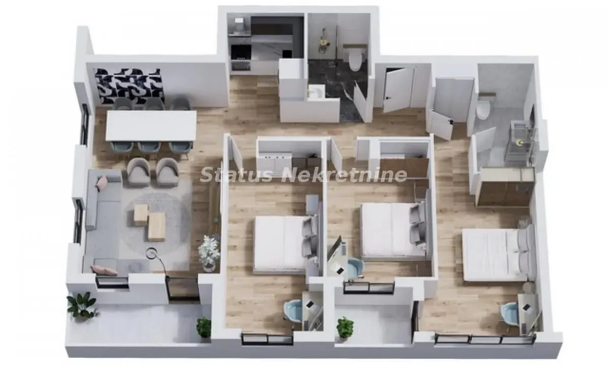 Prodaja, četvorosoban stan, 95m², Telep, Novi Sad Sve Podlokacije