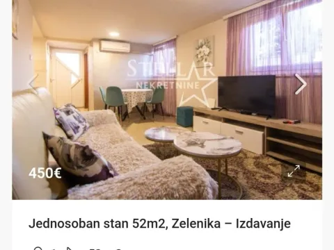 Izdavanje, stan, 45m², Zelenika, Podgorica - image 12