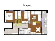 Prodaja, dvosoban stan, 57m², Gorica C, Podgorica - image 3