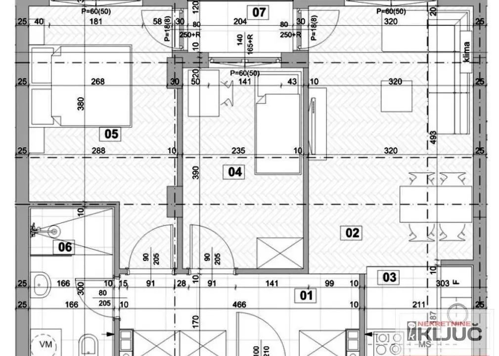 Prodaja, dvosoban stan, 54m², Telep, Novi Sad Sve Podlokacije