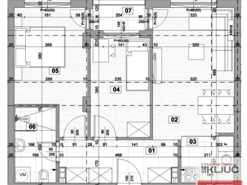 Prodaja, dvosoban stan, 54m², Telep, Novi Sad Sve Podlokacije - image 1
