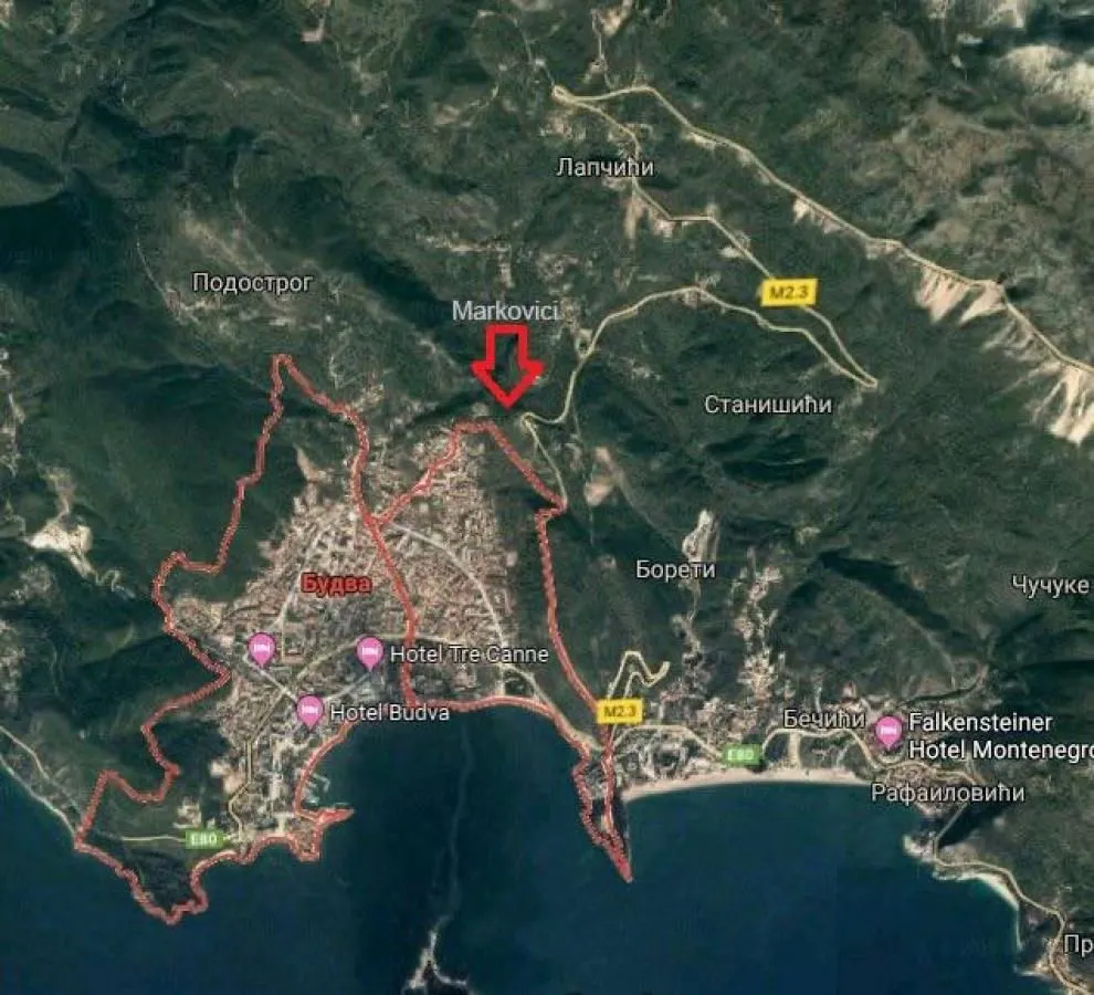 Prodaja, plac, 50000m², Budva, Crna Gora