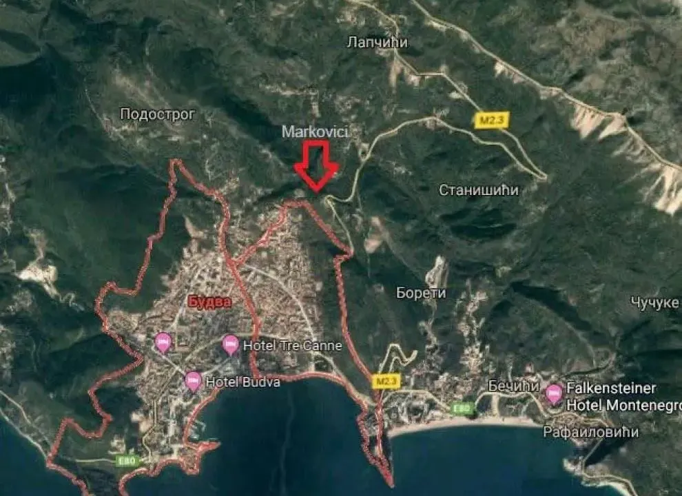 Prodaja, plac, 50000m², Budva, Crna Gora