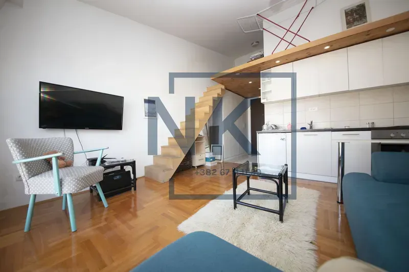 Rent, studio apartment, 27m², Stari Aerodrom, Podgorica