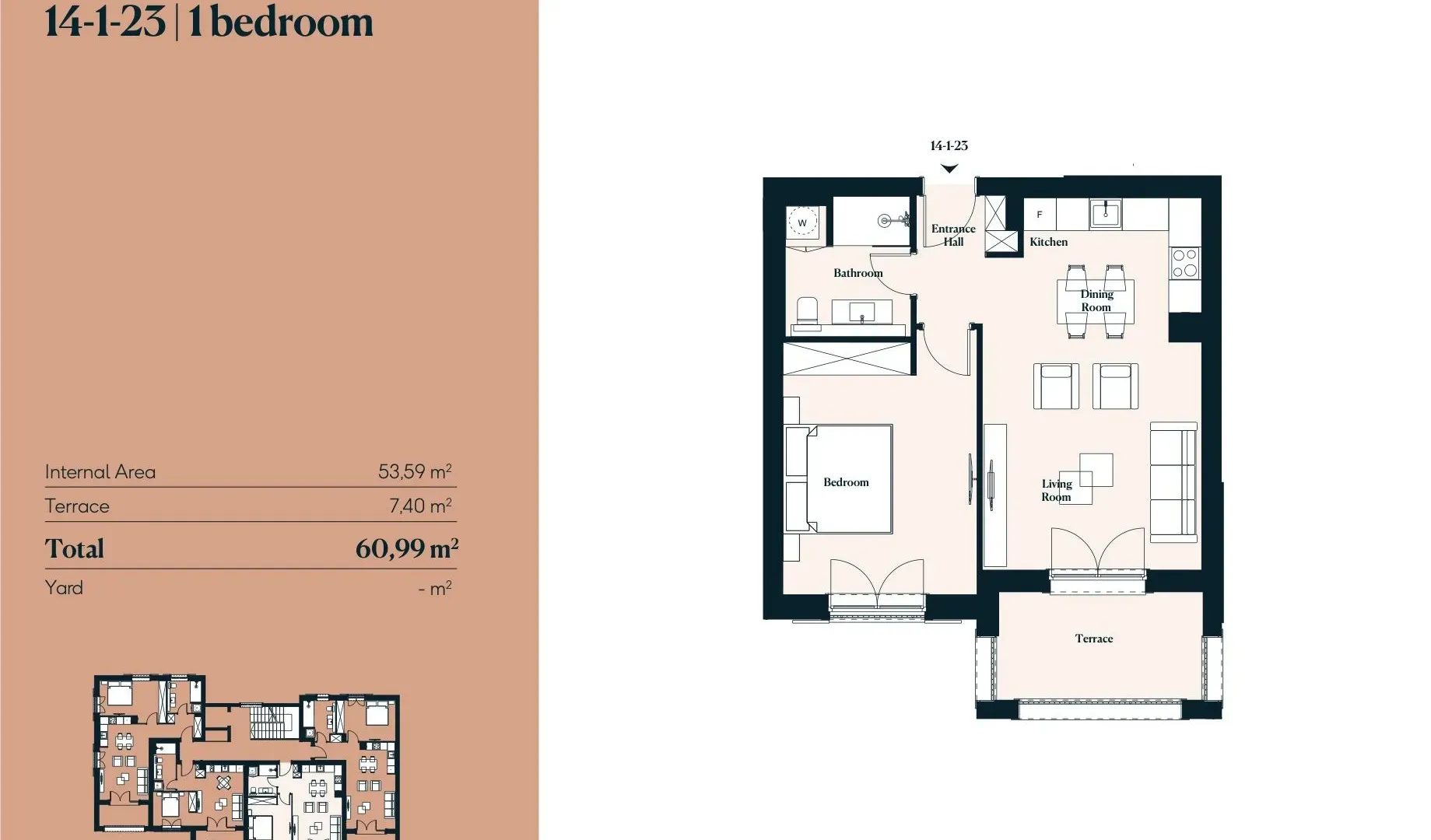 Prodaja, stan, 61m², Tivat, Crna Gora
