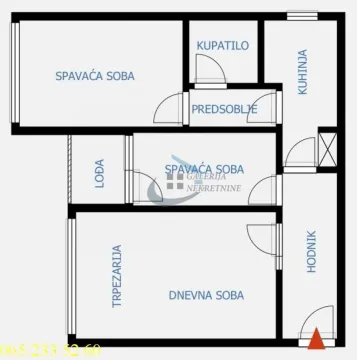 Rent, two bedroom apartment, 56m², Skojevsko Naselje, Beograd - image 6