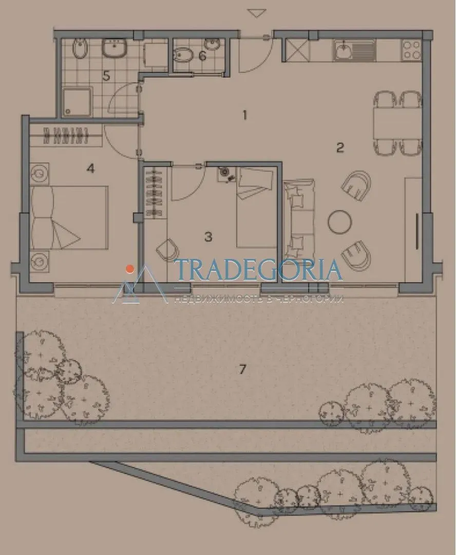 Prodaja, dvosoban stan, 105m², Dobrota, Kotor