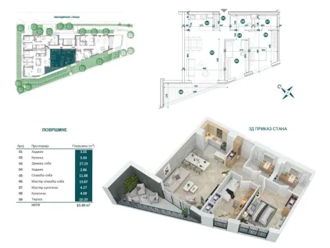 Prodaja, trosoban stan, 83m², Dedinje Sve Podlokacije, Beograd - image 10