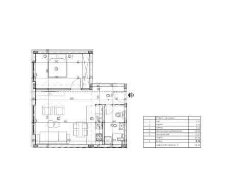 Prodaja, jednosoban stan, 55m², Lekino Brdo, Voždovac Sve Podlokacije - image 3