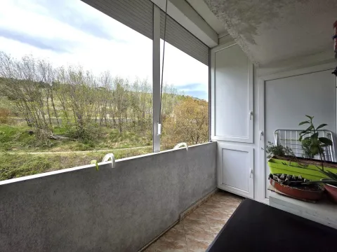 Enclosed balcony with a view of nature and greenery. - image 13