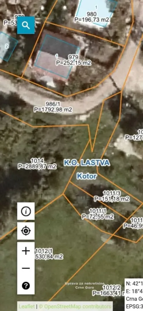 Prodaja, plac, 6680m², Lastva Grbaljska, Kotor