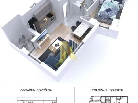 Prodaja, jednosoban stan, 39m2, Sloboda, Zlatibor Prodaja, jednosoban stan, 39m2, Sloboda, Zlatibor