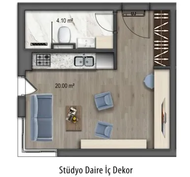 Prodaja, garsonjera, 24m², Mrčevac, Tivat - image 10