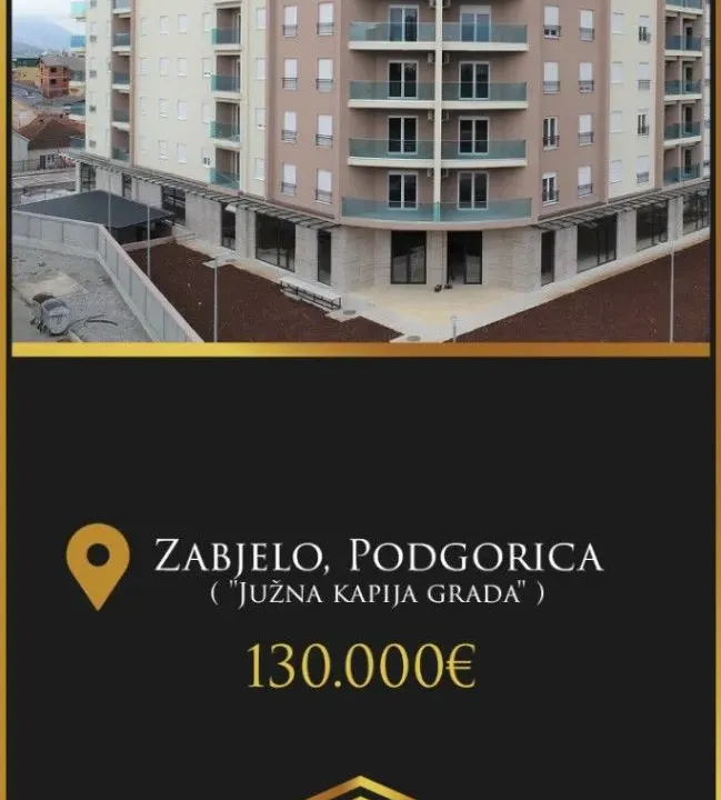 Prodaja, jednosoban stan, 45m², Zabjelo, Podgorica