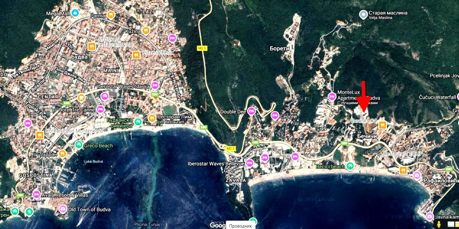 Sale, one bedroom apartment, 37m², Bečići, Budva