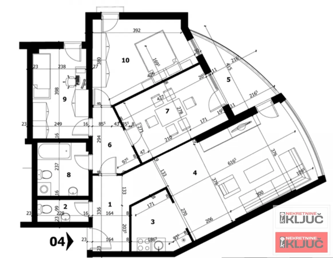 Prodaja, četvorosoban stan, 91m², Bulevar Evrope, Novi Sad Sve Podlokacije