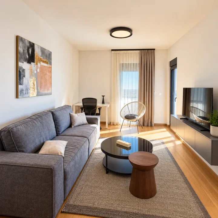 Rent, one bedroom apartment, 49m², City Kvart, Podgorica