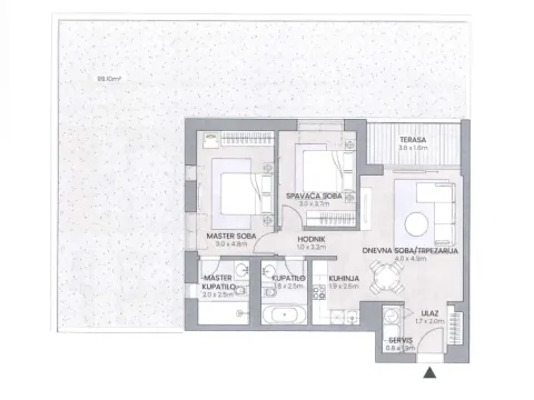 Sale, three bedroom apartment, 172m², Novi Beograd Blok 65, Novi Beograd Sve Podlokacije - image 6