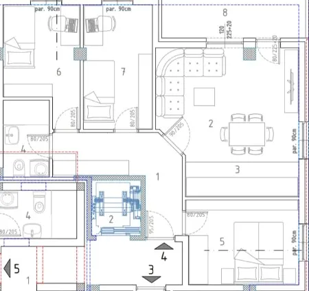 Prodaja, trosoban stan, 64m², Medijana, Niš