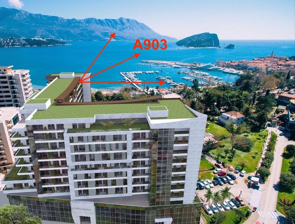 Sale, two bedroom apartment, 126m², Budva, Crna Gora
