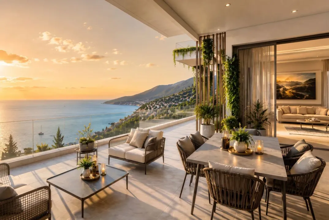 Sale, two bedroom apartment, 54m², Sveti Stefan, Budva